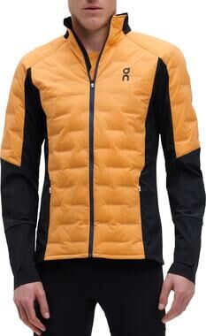 ON Running Climate Jacket in Mango Orange Gold Mens Sz M Running Puffer GREAT!